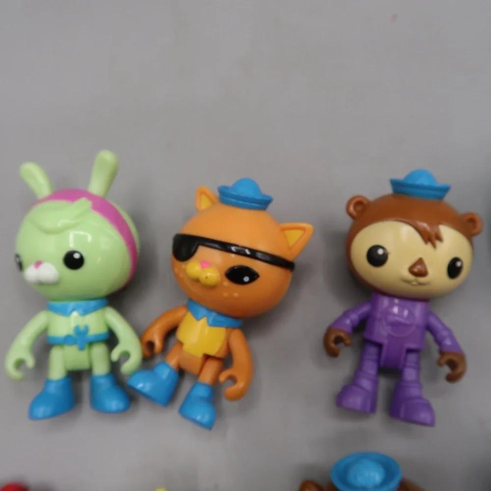 Octonauts Underwater Sea Animals Toy Lot of 10 Figures 2010 Mattel